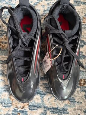 adidas Black and Red Athletic Shoes